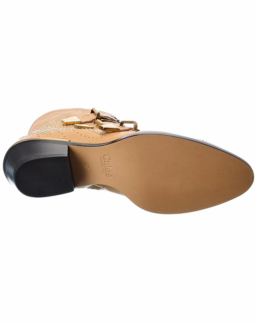 Chloé Susanna Leather Bootie Women Booties - Image 4