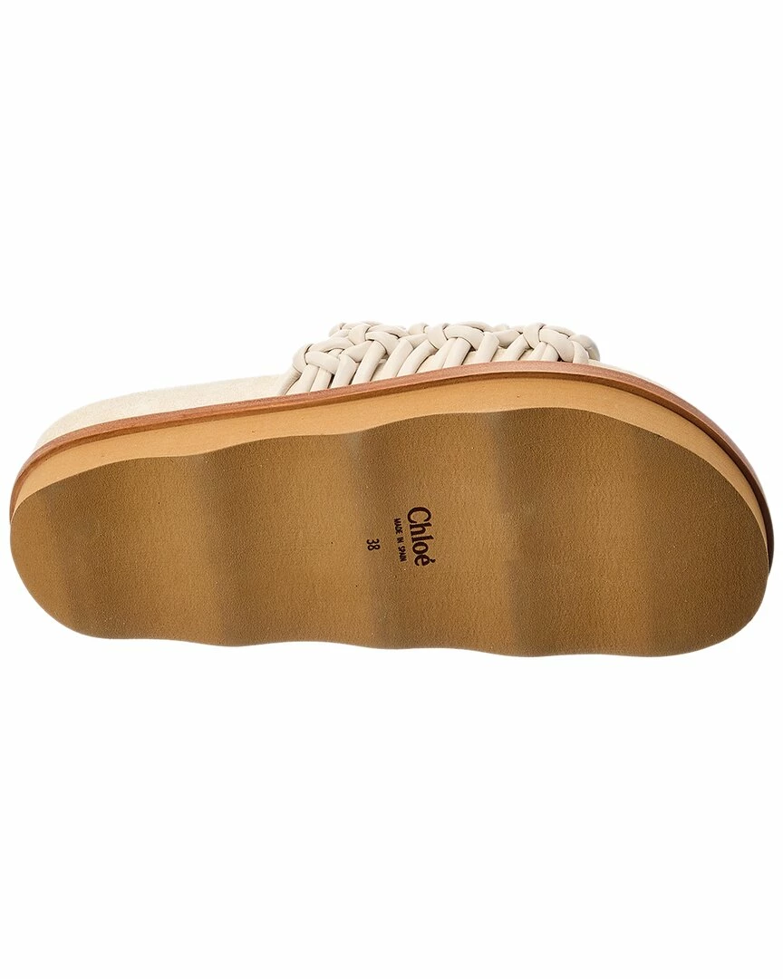 Chloé Leather Sandal Women Flat Sandals - Image 4