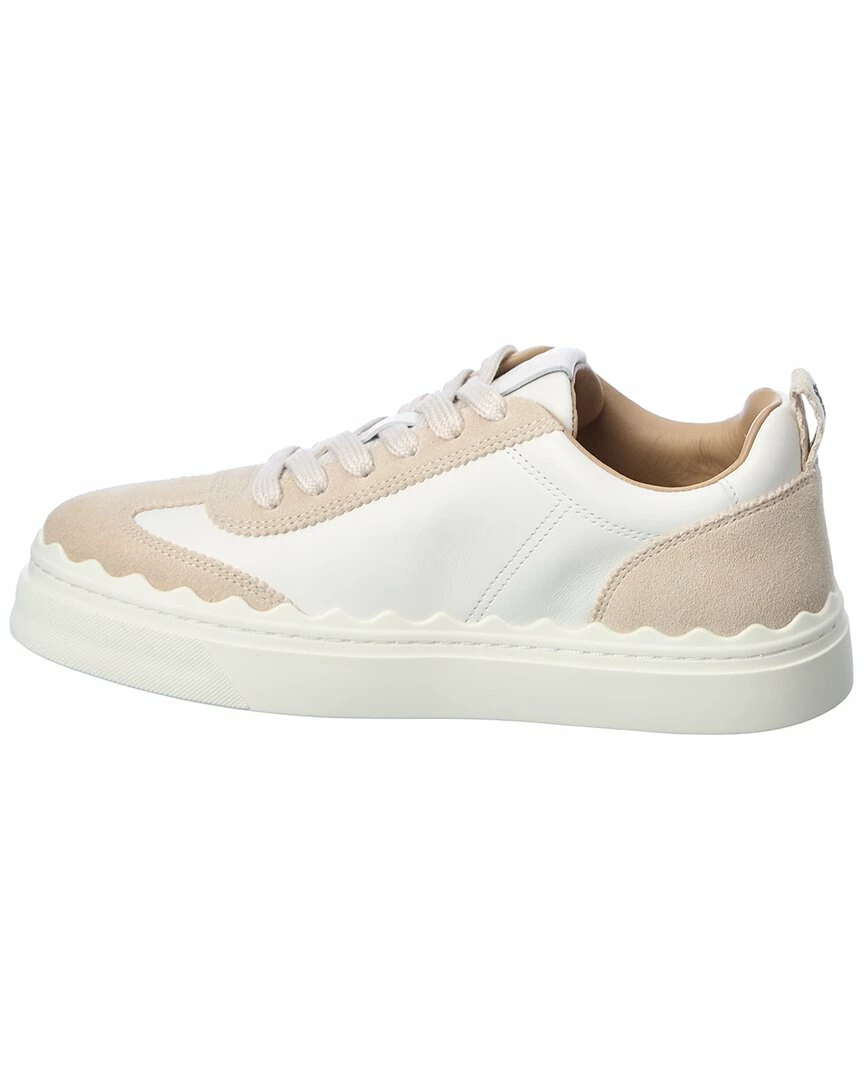 Chloé Lauren Leather & Suede Sneaker Women Fashion Sneakers - Image 2