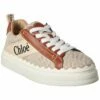 Chloé Lauren Canvas & Leather Sneaker Women Fashion Sneakers