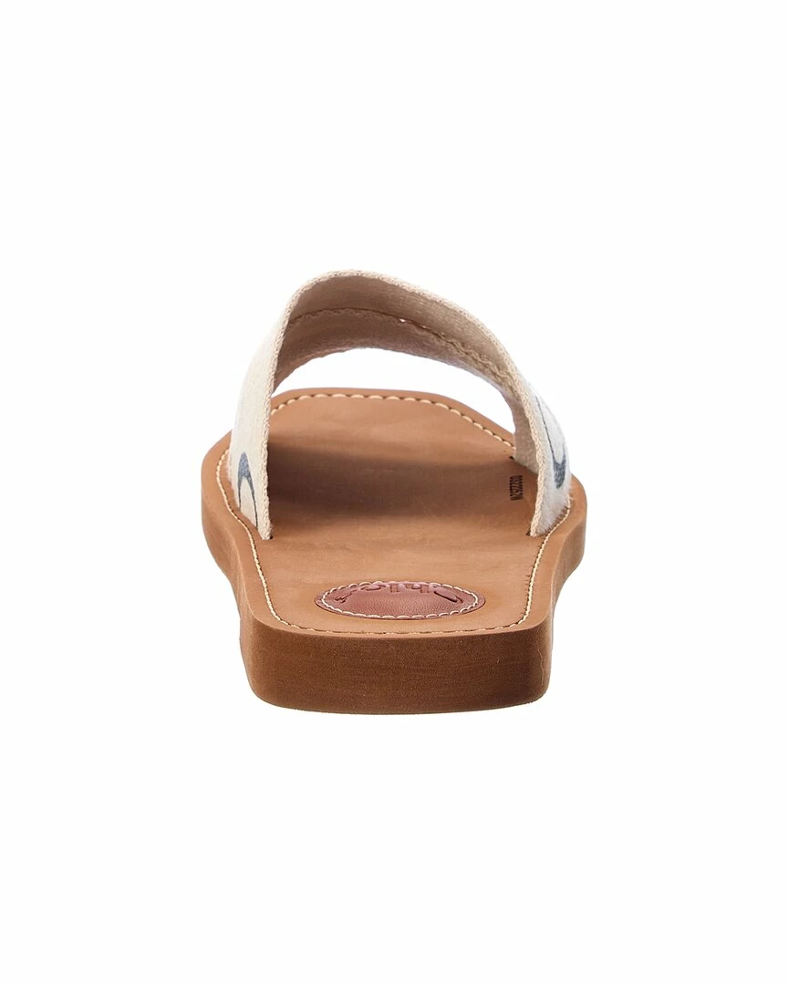 Chloé Woody Logo Canvas Slide Women Flats - Image 3