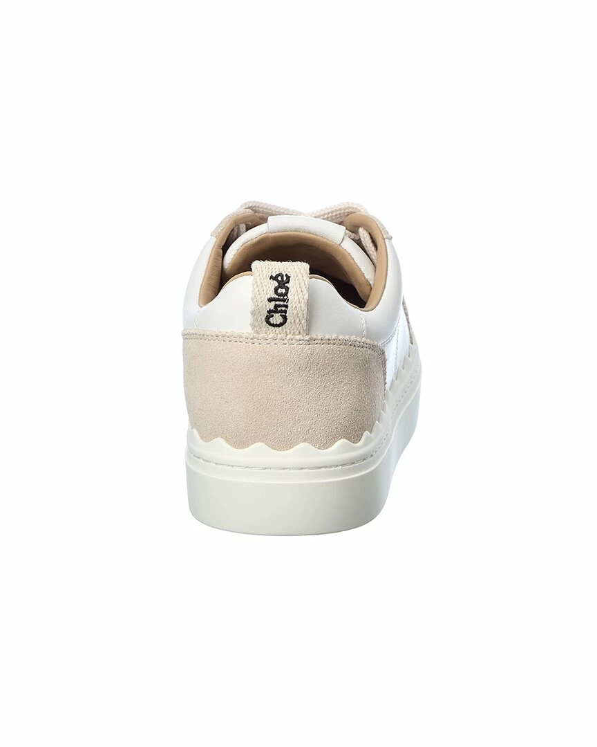 Chloé Lauren Leather & Suede Sneaker Women Fashion Sneakers - Image 3