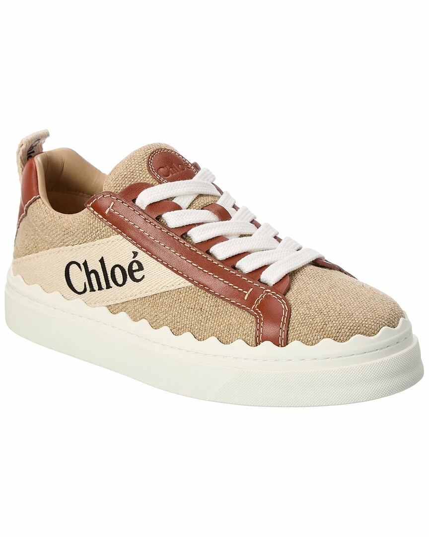 Chloé Lauren Canvas & Leather Sneaker Women Fashion Sneakers