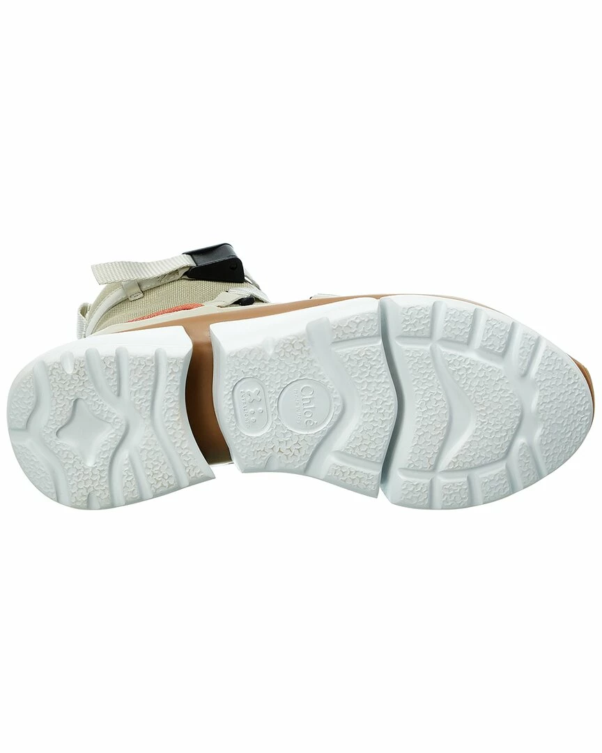 Chloé Sonny Leather & Suede Sneaker Women Fashion Sneakers - Image 4