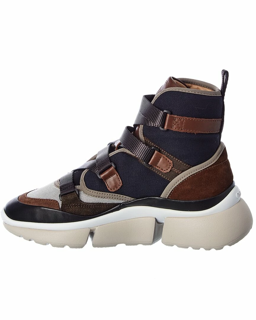 Chloé Sonny Leather & Suede Sneaker Women Fashion Sneakers - Image 2