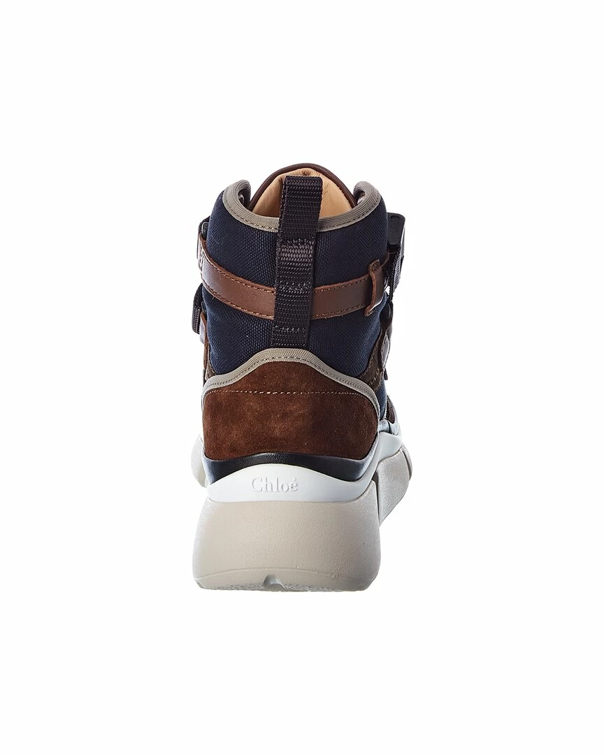 Chloé Sonny Leather & Suede Sneaker Women Fashion Sneakers - Image 3