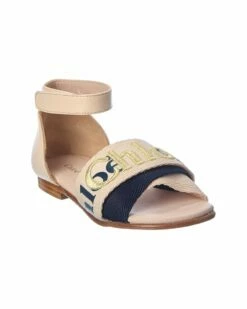 Chloé Woody Leather Sandal Kids Sandals