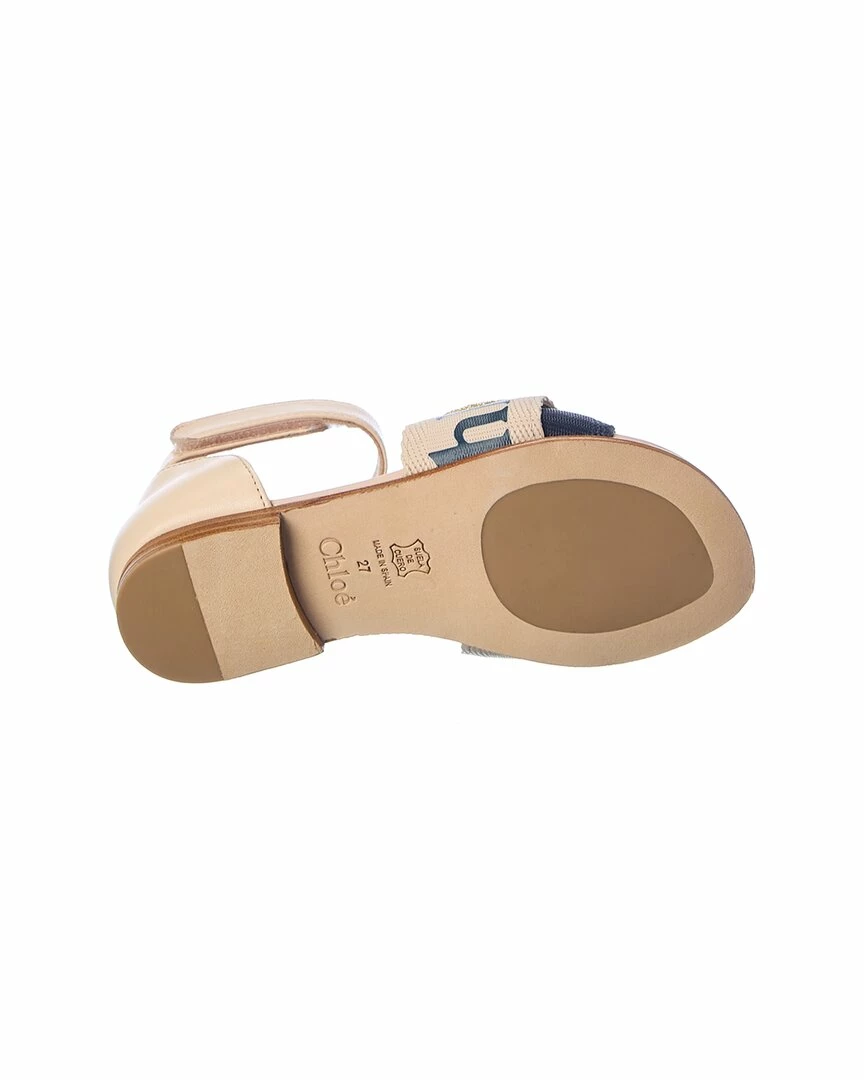 Chloé Woody Leather Sandal Kids Sandals - Image 4