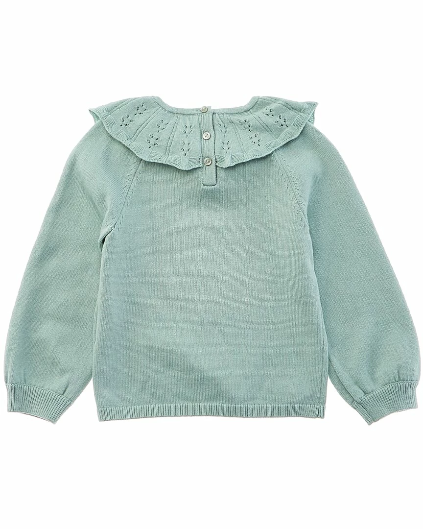Chloé Pointelle Wool-Blend Sweater Kids Tops - Image 2