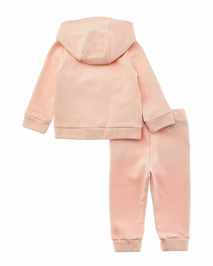 Chloé 2pc Logo Jacket & Pant Set Kids Playwear & Sets - Image 2