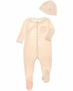 Chloé 2pc Jumpsuit & Hat Set Kids Bodysuits & Footies