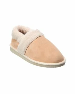Chloé Suede & Shearling Slipper Kids Slippers