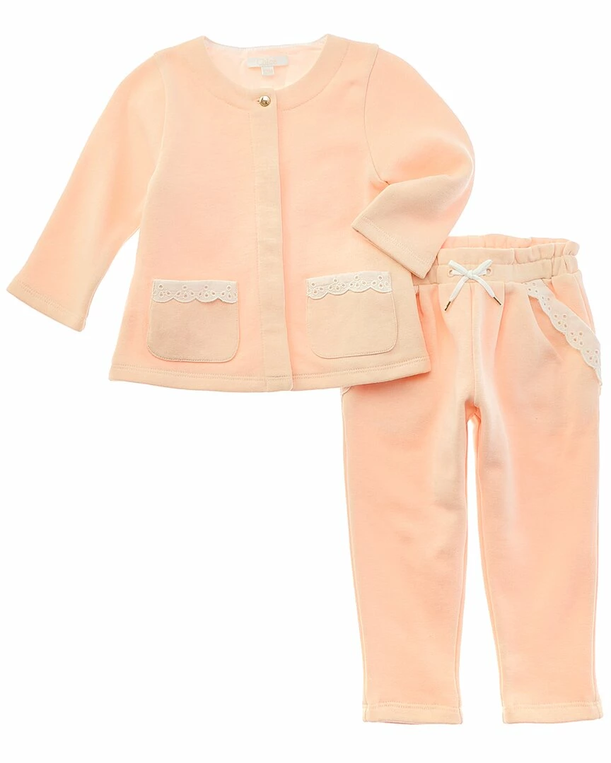 Chloé 2pc Cardigan & Pant Set Kids Playwear & Sets